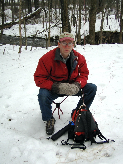 Sitting by a brook working Kentucky